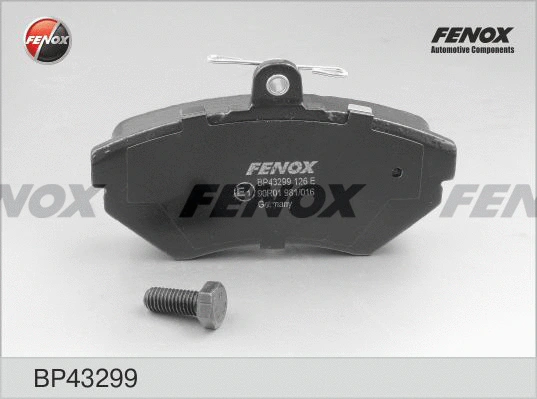 Kit de plaquettes de frein, frein à disque FENOX BP43299