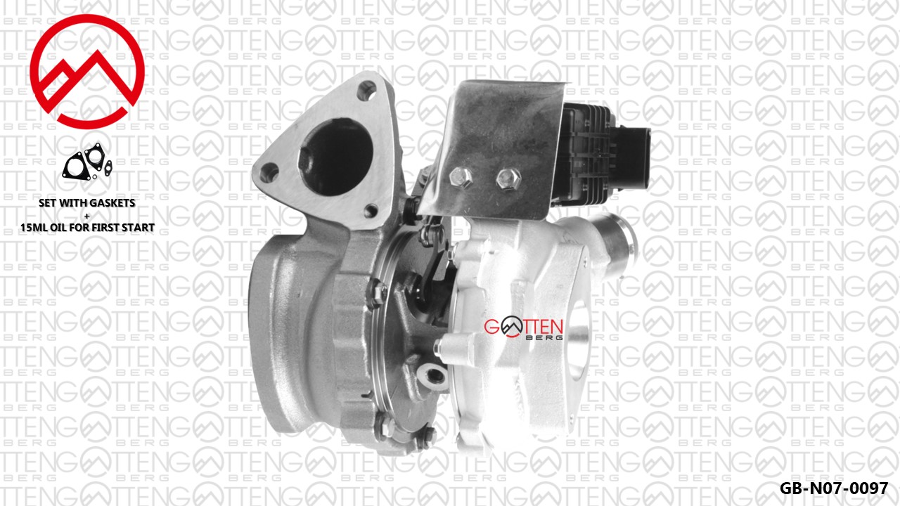 Turbocompresseur, suralimentation OES PARTS GB-N07-0097