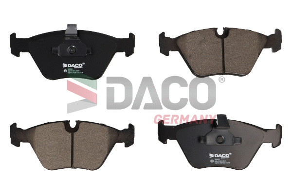 Kit de plaquettes de frein, frein à disque DACO Germany 320301