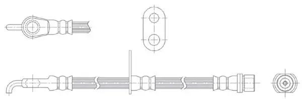 Flexible de frein Technika 43692