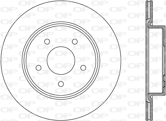 Disque de frein OPEN PARTS BDR2796.20