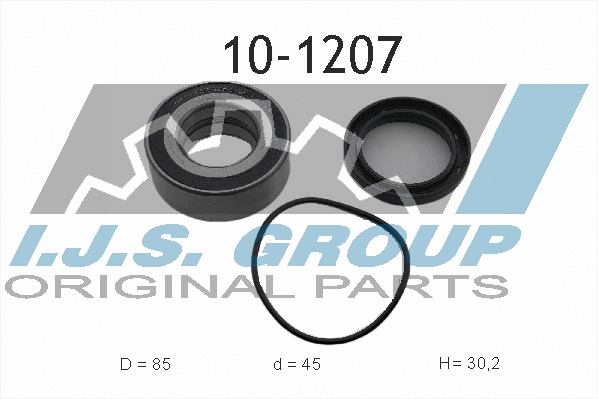 Kit de roulements de roue IJS GROUP 10-1207