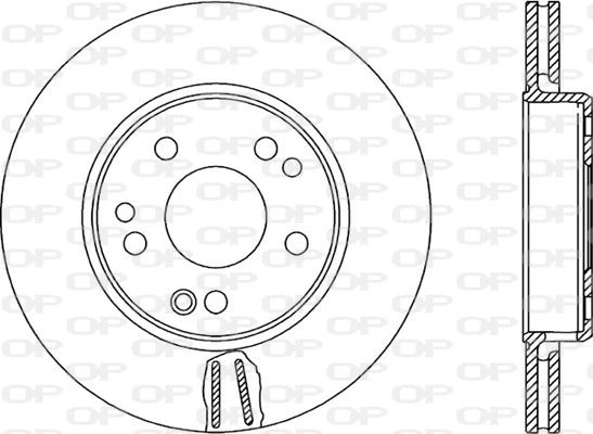 Disque de frein OPEN PARTS BDR1303.20