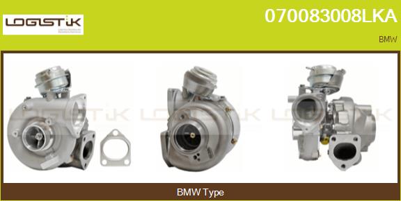 Turbocompresseur, suralimentation LGK 070083008LKA