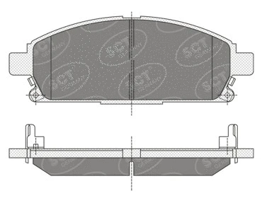 Kit de plaquettes de frein, frein à disque SCT - MANNOL SP 338 PR