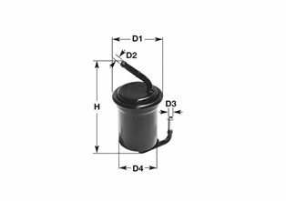 Filtre à carburant CLEAN FILTERS MBNA1545