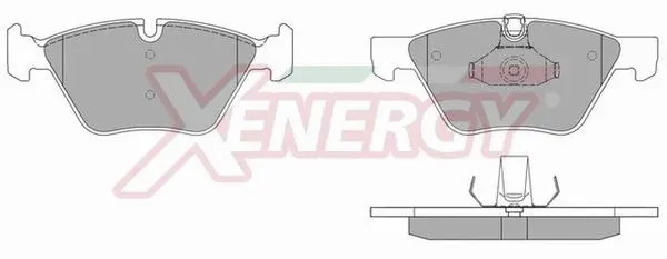 Kit de plaquettes de frein, frein à disque AP XENERGY X40949