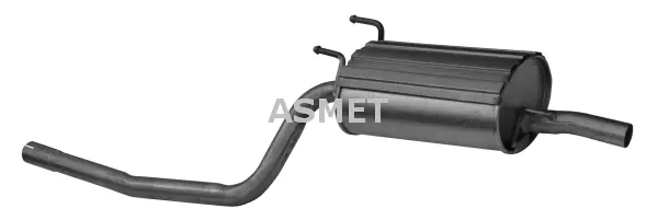 Silencieux arrière ASMET 25.008