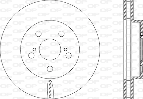 Disque de frein OPEN PARTS BDA2885.20