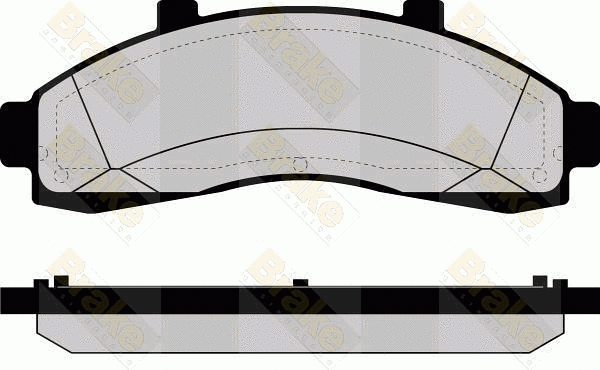 Kit de plaquettes de frein, frein à disque Brake ENGINEERING PA1150