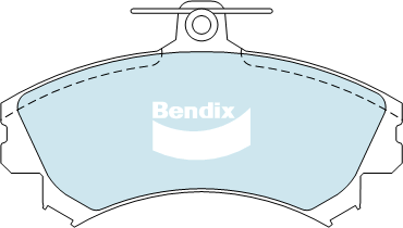 Kit de plaquettes de frein, frein à disque BENDIX-SEA DB1402 MKT