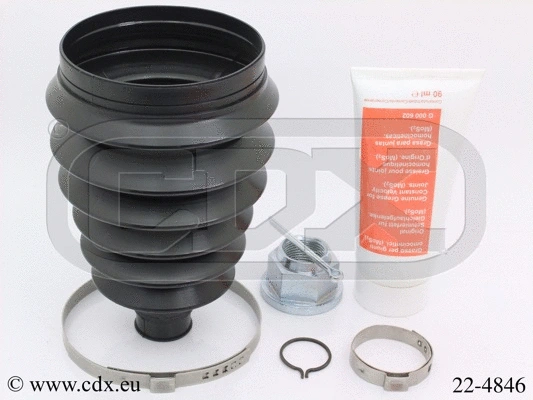 Jeu de joints-soufflets, arbre de commande CDX 22-4846