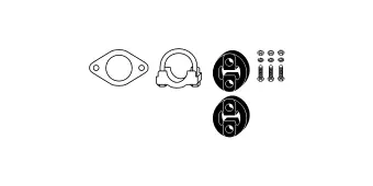 Kit d'assemblage, système d'échappement HJS 82 15 9024