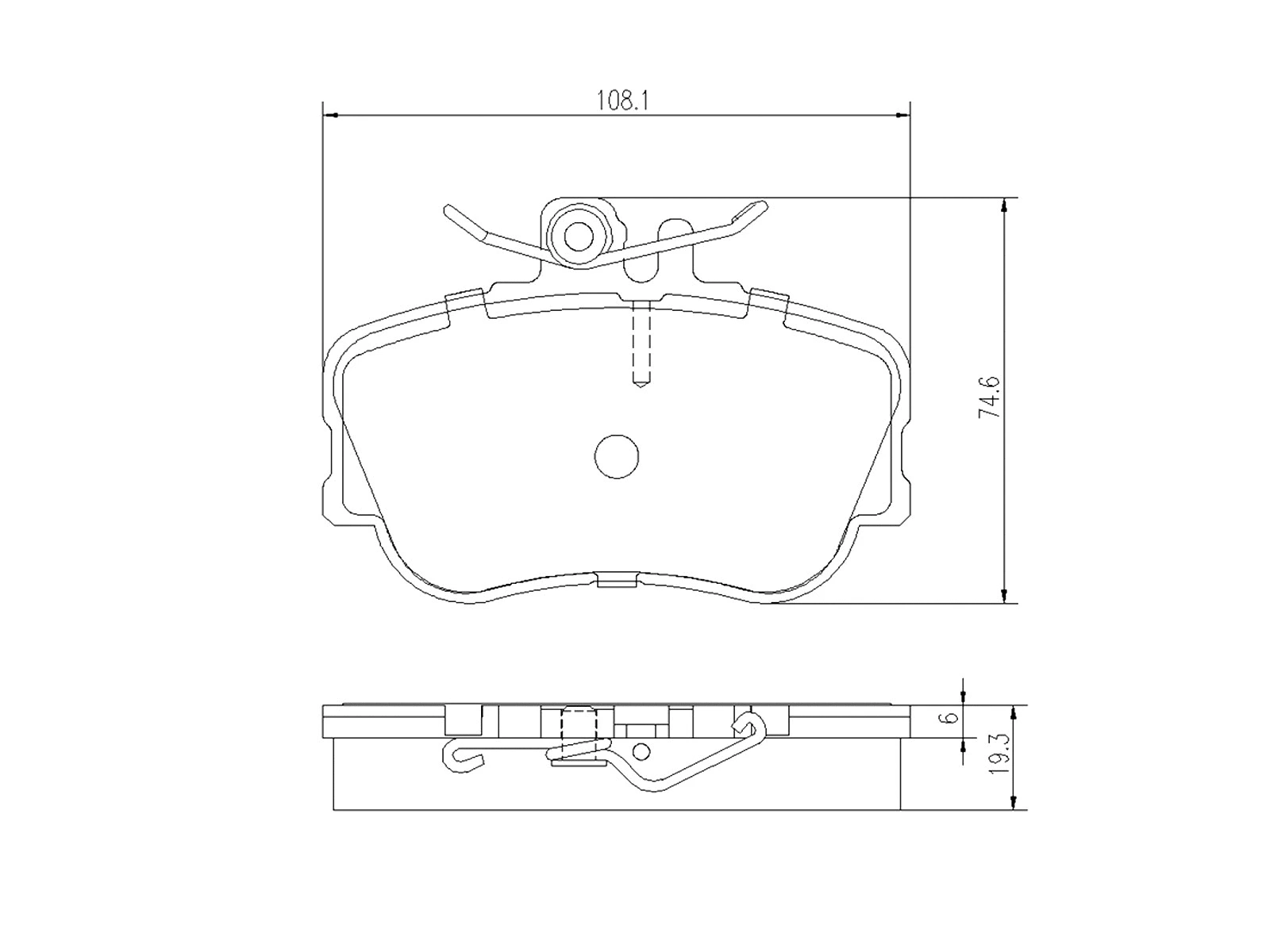 Kit de plaquettes de frein, frein à disque A.Z. Meisterteile AZMT-44-022-1409