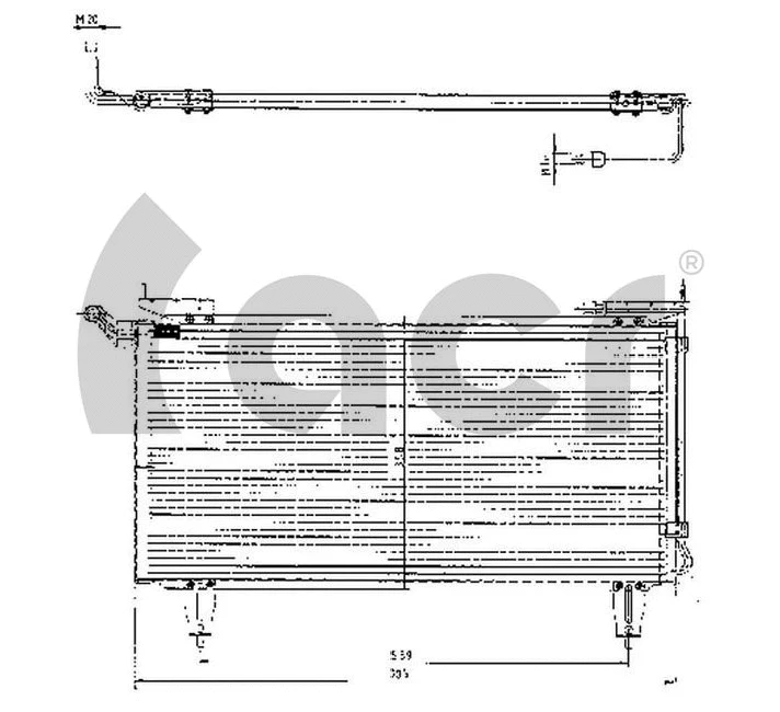 Condenseur, climatisation ACR 300150