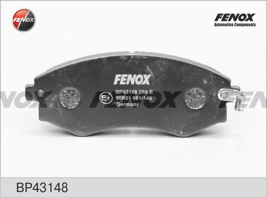 Kit de plaquettes de frein, frein à disque FENOX BP43148