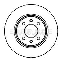 Disque de frein BORG & BECK BBD4019