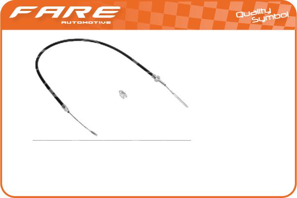 Tirette à câble, commande d'embrayage FARE-RCH 24511