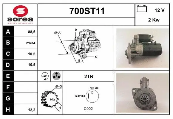Démarreur STARTCAR 700ST11
