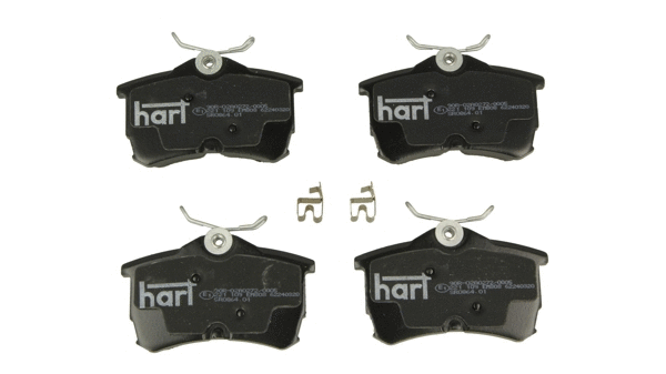Kit de plaquettes de frein, frein à disque HART 221 109