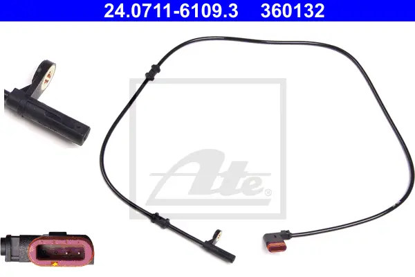 Capteur, vitesse de roue ATE-APAC 24.0711-6109.3