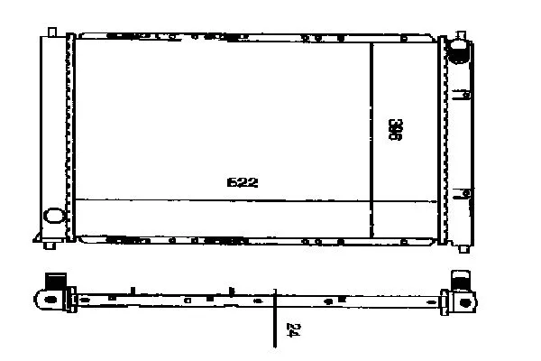 Radiateur, refroidissement du moteur ORDONEZ 2060191