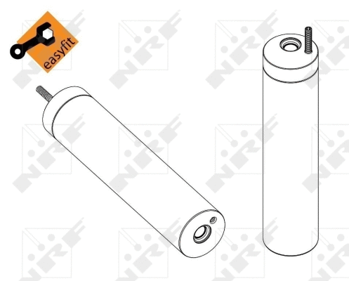 Filtre déshydratant, climatisation NRF 33360
