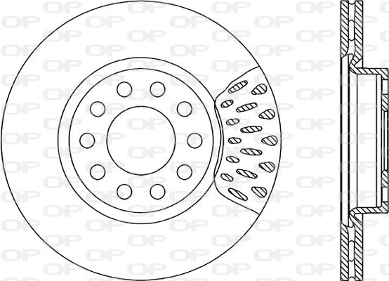 Disque de frein OPEN PARTS BDR1232.20