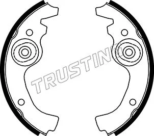Jeu de mâchoires de frein TRUSTING 034.038