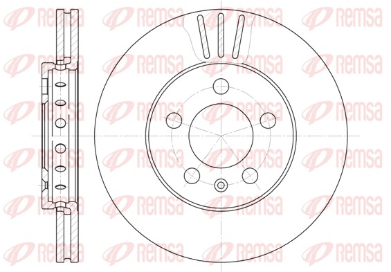 Disque de frein REMSA 6545.10