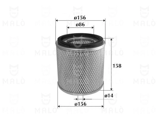 Filtre à air AKRON-MALÒ 1500292