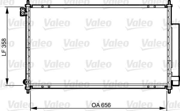 Condenseur, climatisation VALEO 814159