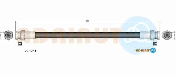 Flexible de frein ADRIAUTO 22.1264