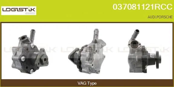 Pompe hydraulique, direction LGK 037081121RCC