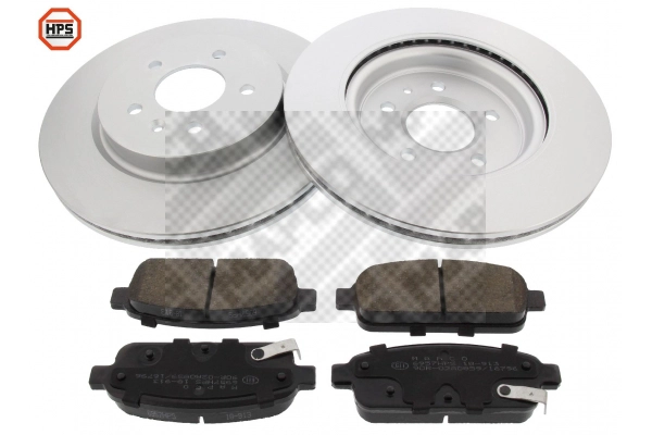 Kit de freins, frein à disques MAPCO 47723HPS