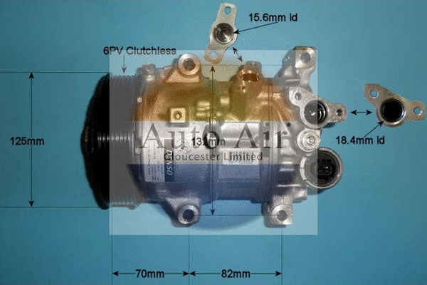 Compresseur, climatisation AUTO AIR GLOUCESTER 14-0196