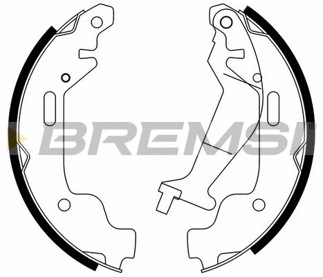 Jeu de mâchoires de frein BREMSI GF0357