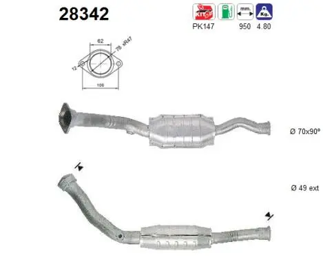 Catalyseur AS 28342