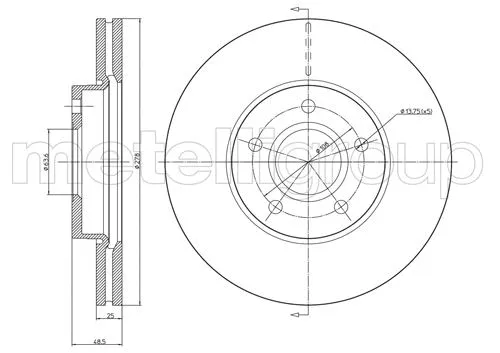 Disque de frein CIFAM 800-685C