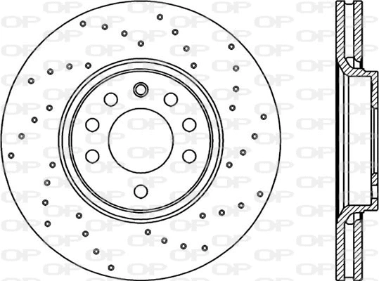 Disque de frein OPEN PARTS BDRS1990.25