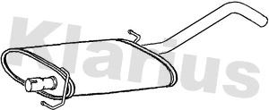 Silencieux central KLARIUS 240759