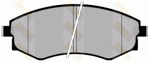 Kit de plaquettes de frein, frein à disque Brake ENGINEERING PA1655