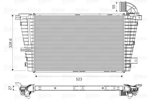Refroidisseur d'air de suralimentation VALEO 818614