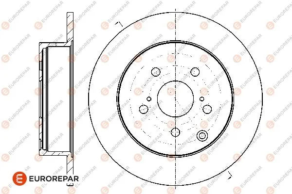 Disque de frein EUROREPAR 1667870780