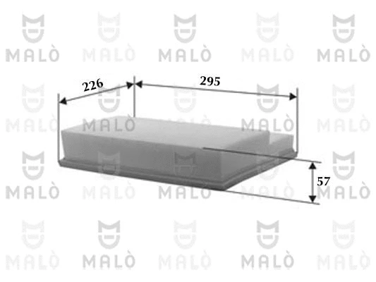 Filtre à air AKRON-MALÒ 1500097
