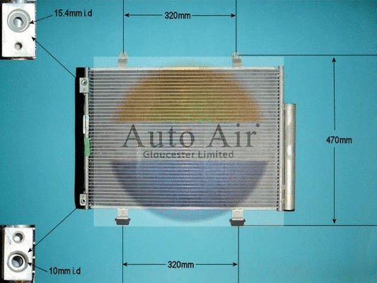 Condenseur, climatisation AUTO AIR GLOUCESTER 16-5267