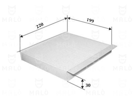 Filtre, air de l'habitacle AKRON-MALÒ 1530411