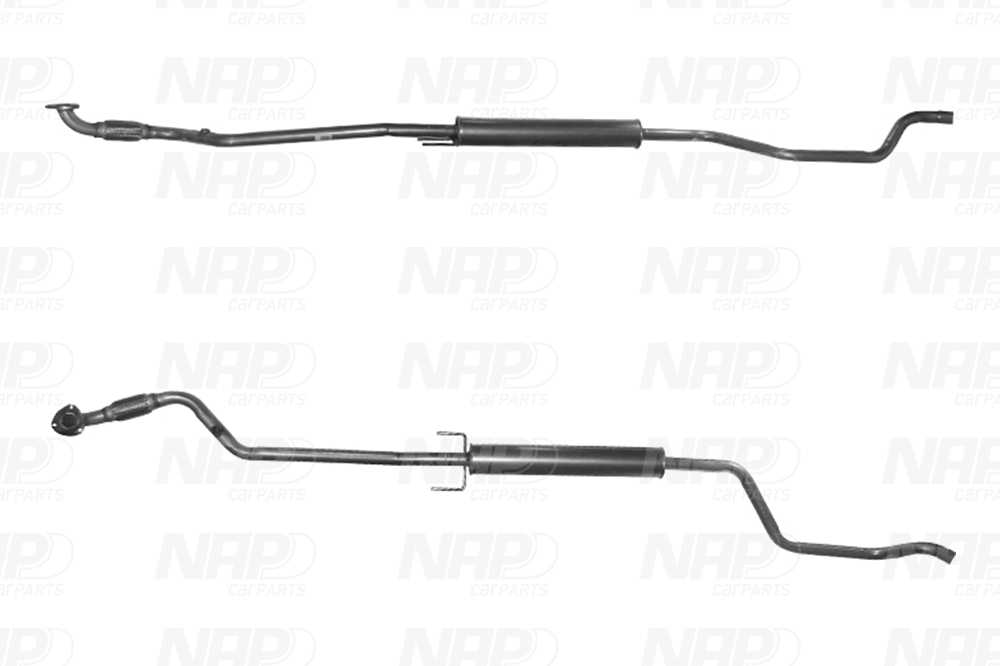 Tuyau d'échappement NAP carPARTS CAC10598