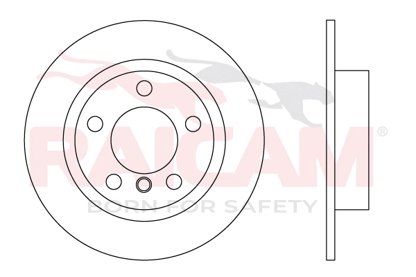 Disque de frein RAICAM RD01504