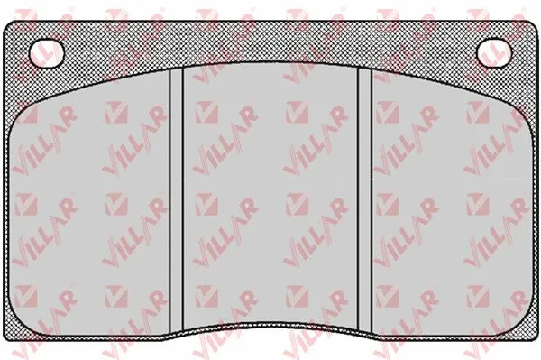 Kit de plaquettes de frein, frein à disque VILLAR 626.0386